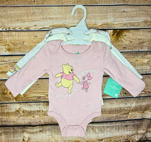 Load image into Gallery viewer, Winnie The Pooh Baby Girl 3 Pack Onesies