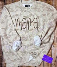 Load image into Gallery viewer, MAMA Camo Embroidered SweatShirt