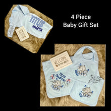 Load image into Gallery viewer, Baby Elephant Blanket 4 Piece  Set