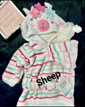 Load image into Gallery viewer, Baby Gift Bath 2-Piece Bathrobe Set -Embroidered Personalized