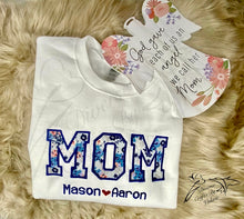 Load image into Gallery viewer, Mom Personalized Sweat Shirt. Mothers Day,Teachers.Birthday, Co Worker Gift