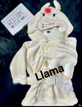 Load image into Gallery viewer, Baby Gift Bath 2-Piece Bathrobe Set -Embroidered Personalized