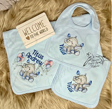 Load image into Gallery viewer, Baby Elephant Blanket 4 Piece  Set
