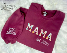 Load image into Gallery viewer, Mama/Mom Personalized Sweatshirt. Mothers Day Gift