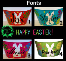 Load image into Gallery viewer, Personalized Oval Easter Baskets