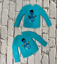 Load image into Gallery viewer, Christmas Holiday Embroidered Sweaters For Santa Helper Or Dolls