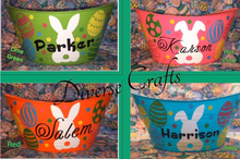 Load image into Gallery viewer, Personalized Oval Easter Baskets