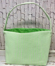 Load image into Gallery viewer, Seersucker Plaid Easter Basket