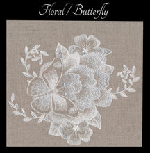 Load image into Gallery viewer, Monogram &amp; Embroidered Design Hobo Shoulder Bag