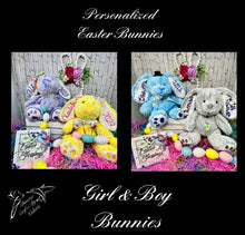 Load image into Gallery viewer, Personalized Embroidered Easter Bunny