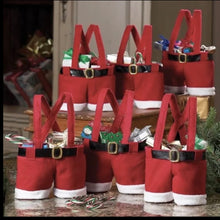 Load image into Gallery viewer, Santa Pants Christmas Holiday Treat Bags