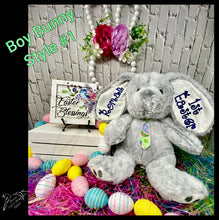 Load image into Gallery viewer, Personalized Embroidered Easter Bunny