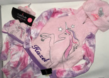 Load image into Gallery viewer, Cuddl Duds Hooded Girls PJ W/Matching Doll PJ -PERSONALIZED Childs Name