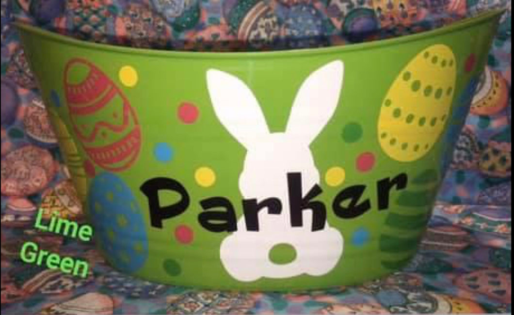 Personalized Oval Easter Baskets