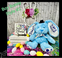 Load image into Gallery viewer, Personalized Embroidered Easter Bunny