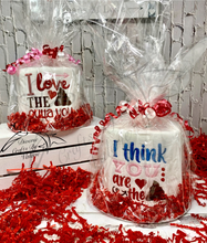 Load image into Gallery viewer, Valentines Embroidered Toilet Paper, White Elephant Gift, Valentine Gag Gift, Valentine Gift, Embroidered Toilet Paper, Bathroom Humor